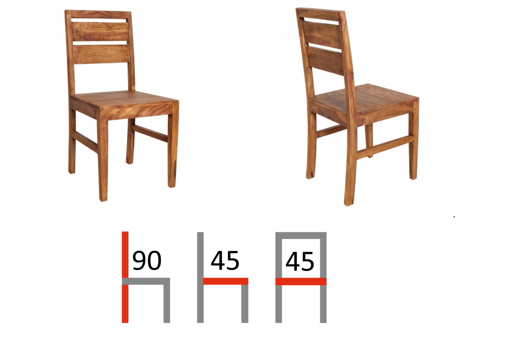 krzesło z drewna palisander,krzesła drewniane lagos,wymiary krzeseł lagos